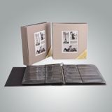 Nurcan Foto NRCN-K46500 10 x 15 CM 500'lük Koton Desenli Fotoğraf Albümü vizon