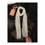 Nurcanilirboutique Beyaz Fransız dantel fular