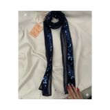 Nurcanilirboutique Koyu mavi pul payet fular