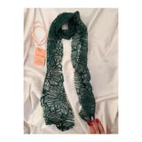 Nurcanilirboutique Zarif zümrüt yeşil fular