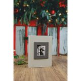 NURCANIM 10x15 cm 100'lük Koton Desenli Lüks Fotoğraf Albümü (Krem) - 10 x 15 cm