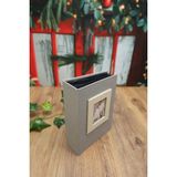NURCANIM 10x15 cm 100'lük Koton Desenli Lüks Fotoğraf Albümü (Vizon) - 10 x 15 cm