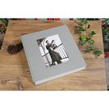 NURCANIM 10x15 cm 500'lük Koton Desenli Lüks Klasör Tipi Fotoğraf Albümü (Vizon) - 10 x 15 cm