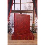 NURCANIM 10x15cm 500'lük Ciltbezli Kutulu Dikey ve Yatay Fotoğraf Alma Özellikli Deluxe Fotoğraf Albümü Bordo - 10 x 15 cm