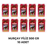 Nurçay Filiz Çayı 500 gr 10 Adet Doğal Siyah Çay Kalitesi Menşei Türkiye