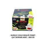 Nurçay NURÇAY GOLD DEMLİK POŞET ÇAY 15 GR X 60 ADET - 900 GR