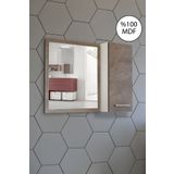 Nurcelant Aynalı Banyo Dolabı 80 cm Üst Modül Gordion
