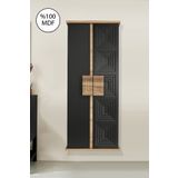 Nurcelant Banyo Boy Dolabı Mdf 120 cm - Siyah