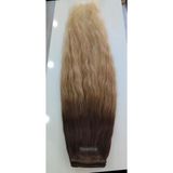 Nurdan Trend Peruk 8 Parça 150 gr. 65CM Gerçek Saç Çıtçıt Dip Küllü Kumral Alt Küllü Sarı Renk
