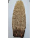 Nurdan Trend Peruk 8 Parça 200 gr 65-70 cm Gerçek Saç Çıtçıt Dip Açık Kumral Alt Platin Röfle Renk