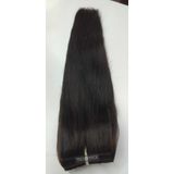 Nurdan Trend Peruk Gerçek Saç 8 Parça Çıtçıt Set 200 gr. 70 cm Koyu Kahve Renk