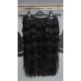 Nurdan Trend Peruk Yarımay + 2 Yan 65-70 cm Gerçek Saç Çıtçıt 150 gr Naturel Renk