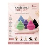 NURDAY 1 Adet Üçgen Pudra Fondöten Bb Krem Uygulama Süngeri Yıkanabilir Makyaj Süngeri