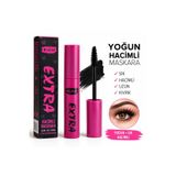 NURDAY Ultra Siyah Dolgunlaştırıcı Maskara – Hacim ve Uzunluk Etkili