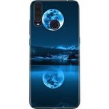 Nurdic General Mobile Gm 20 Pro Kılıf 0.4mm Lazer Kesim Silikon Kapak Dolunay Deniz - 001-Renkli