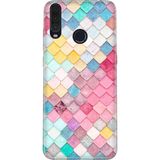 Nurdic General Mobile Gm 20 Pro Kılıf 0.4mm Lazer Kesim Silikon Kapak Renkli Çatı - 001-Renkli