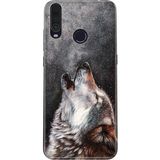 Nurdic General Mobile Gm 20 Pro Uyumlu Kılıf 0.4mm Lazer Kesim Silikon Kapak Vahşi Kurt - 001-Renkli