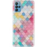 Nurdic General Mobile Gm 21 Pro Kılıf 0.4mm Lazer Kesim Silikon Kapak Renkli Çatı - 001-Renkli