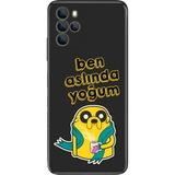 Nurdic Omix X700 Uyumlu Kılıf Desenli Baskılı Silikon Ben Aslında Yoğum - 001-Renkli