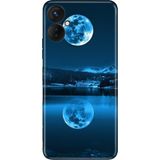 Nurdic Oneplus 9 Pro Kılıf Silikon Desenli Resimli Uv Kapak Dolunay Deniz - 001-Renkli