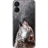 Nurdic Oneplus 9 Pro Kılıf Silikon Desenli Resimli Uv Kapak Vahşi Kurt - 001-Renkli