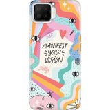 Nurdic Oppo A73 Uyumlu Kılıf Silikon Desenli Resimli Kapak Manifest Your Vision - 001-Renkli