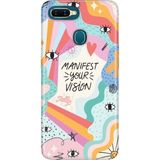 Nurdic Oppo Ax7 A12 A5S Uyumlu Kılıf Silikon Desenli Resimli Kapak Manifest Your Vision - 001-Renkli