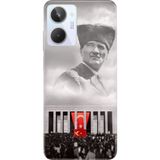 Nurdic Realme 10 Uyumlu Kılıf Silikon Desenli Resimli Kapak Gazi Mustafa - 001-Renkli