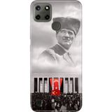 Nurdic Realme C21Y C25Y Uyumlu Kılıf Desenli Baskılı Silikon Gazi Mustafa - 001-Renkli