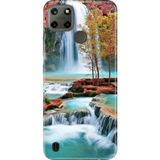 Nurdic Realme C21Y C25Y Uyumlu Kılıf Desenli Baskılı Silikon Şelale - 001-Renkli