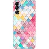Nurdic Samsung Galaxy A35 Uyumlu Kılıf Silikon Desenli Resimli Kapak Renkli Çatı - 001-Renkli