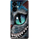 Nurdic Tecno Camon 19 Pro Kılıf Modern Tasarım Silikon Desenli Arsız Kedi - 001-Renkli