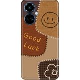 Nurdic Tecno Camon 19 Pro Uyumlu Kılıf Resimli Desenli Silikon Good Luck - 001-Renkli