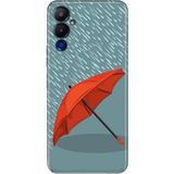 Nurdic Tecno Pova Neo 4 Uyumlu Kılıf Silikon Desenli Resimli Kapak Kırmızı Şemsiye - 001-Renkli