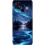 Nurdic Xiaomi Poco C40 / Xiaomi Redmi 10C Uyumlu Kılıf Resimli Desenli Silikon Gece Yarısı - 001-Renkli
