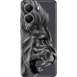 Nurdic Xiaomi Poco X7 Pro Telefon Kılıfı Renkli Silikon Baskılı Tpu Kara Aslan - 001-Renkli