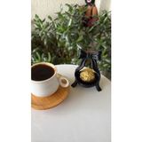 Nure Store 4'lü Coquette Fiyonk Tasarımlı Mini Kahve Yanı Sunumluk – Lokumluk & Çikolata Kasesi - Siyah