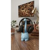 Nure Store Sevimli Kedi Figürlü Kulaklık Standı & Masa Üstü DÜZENLEYICI-25CM - Mavi