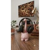 Nure Store Sevimli Kedi Figürlü Kulaklık Standı & Masa Üstü DÜZENLEYICI-25CM - Pembe