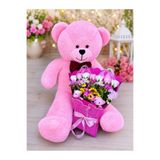 NUREYY AKSESUAR 1 METRE PELUŞ AYICIK VE BUKET