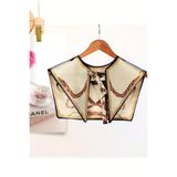nurfemina Binicilik Temalı Sofistik Omuz Şalı | İkonik Palazzo (Equestrian) Stil Fular Yaka
