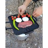 Nurgaz Piknik Tüpü Teflon Mangal Ocak Dumansız Mangal Tava