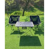 NURGAZ Ultralight Masa + 2 Pratik Sandalye Set