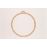Nurge Ahşap Vidalı Nakış Kasnak No:5 - 8 mm Açık Kahverengi