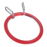 Nurge Üstün Kalite, Metal Yaylı Gergi Nakış Çemberleri, Çapraz Dikiş Kancası, Darning Hoops, Nakış Gergi Kulübesi (Kırmızı, Küçük)