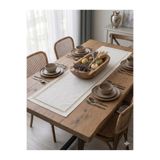 NURHAN HOME COLLECTION Kolberli Keten Kumaş Masa Runner