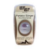 Nuri LefLef Ayakkabı ve Deri Parlatıcı Sünger Depolu Deri Bakım Süngeri Renksiz Natürel (10 ml)