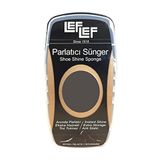 Nuri LefLef Ayakkabı ve Deri Parlatıcı Sünger Parlatıcı Depolu Deri Bakım Süngeri Siyah (10 ml)