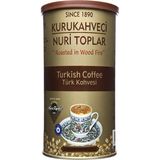 Nuri Toplar 250 gr Kuru Kahve Yuvarlak Teneke Kutuda Türk Kahvesi