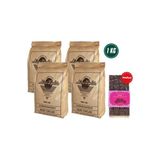 Nuri Toplar 4X250 Gr Günlük Taze Çekim Türk Kahvesi 1Kg Hediye Tablet Çikolata